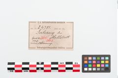 Etiketten zu Bronzeknotenarmreif (NHMW-PRAE-024781)